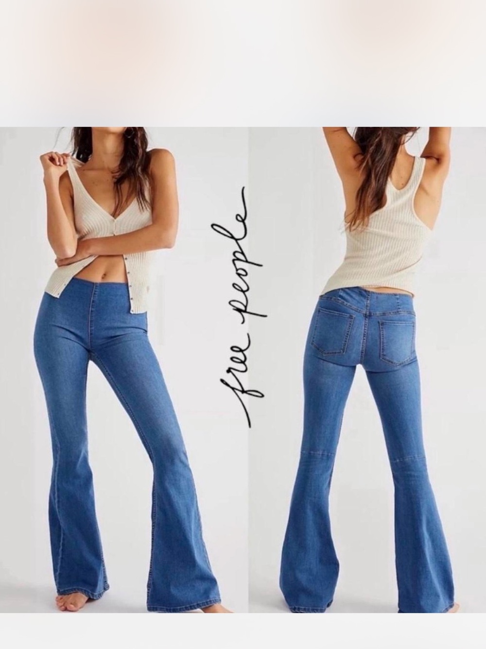 NWT free people We The Free Penny Pull-On Flare Jeans size 26